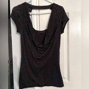 Express Top Size M with cowl front and open back